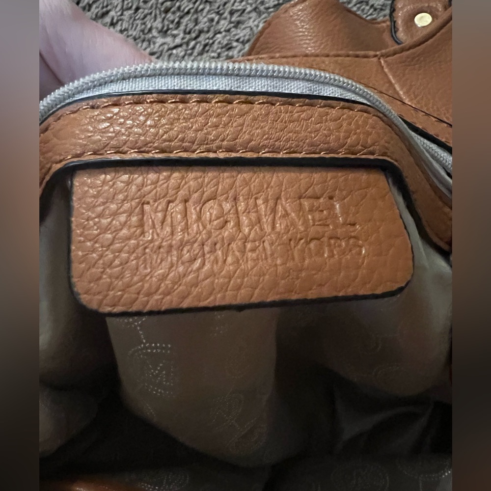 Michael Kora brown leather hobo bag - Picture 4 of 10